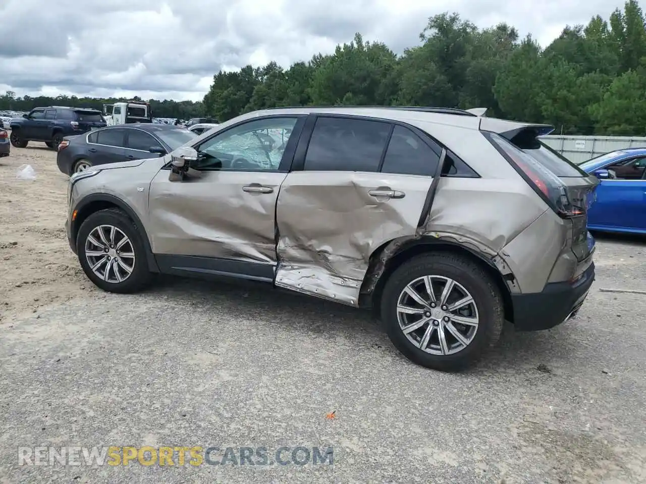 2 Photograph of a damaged car 1GYFZER43PF110738 CADILLAC XT4 2023