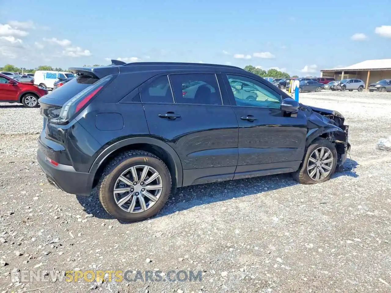 3 Photograph of a damaged car 1GYFZFR40PF174385 CADILLAC XT4 2023