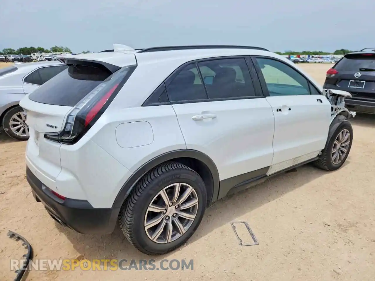 3 fotografías del automóvil dañado 1GYFZFR48PF141215 CADILLAC XT4 2023
