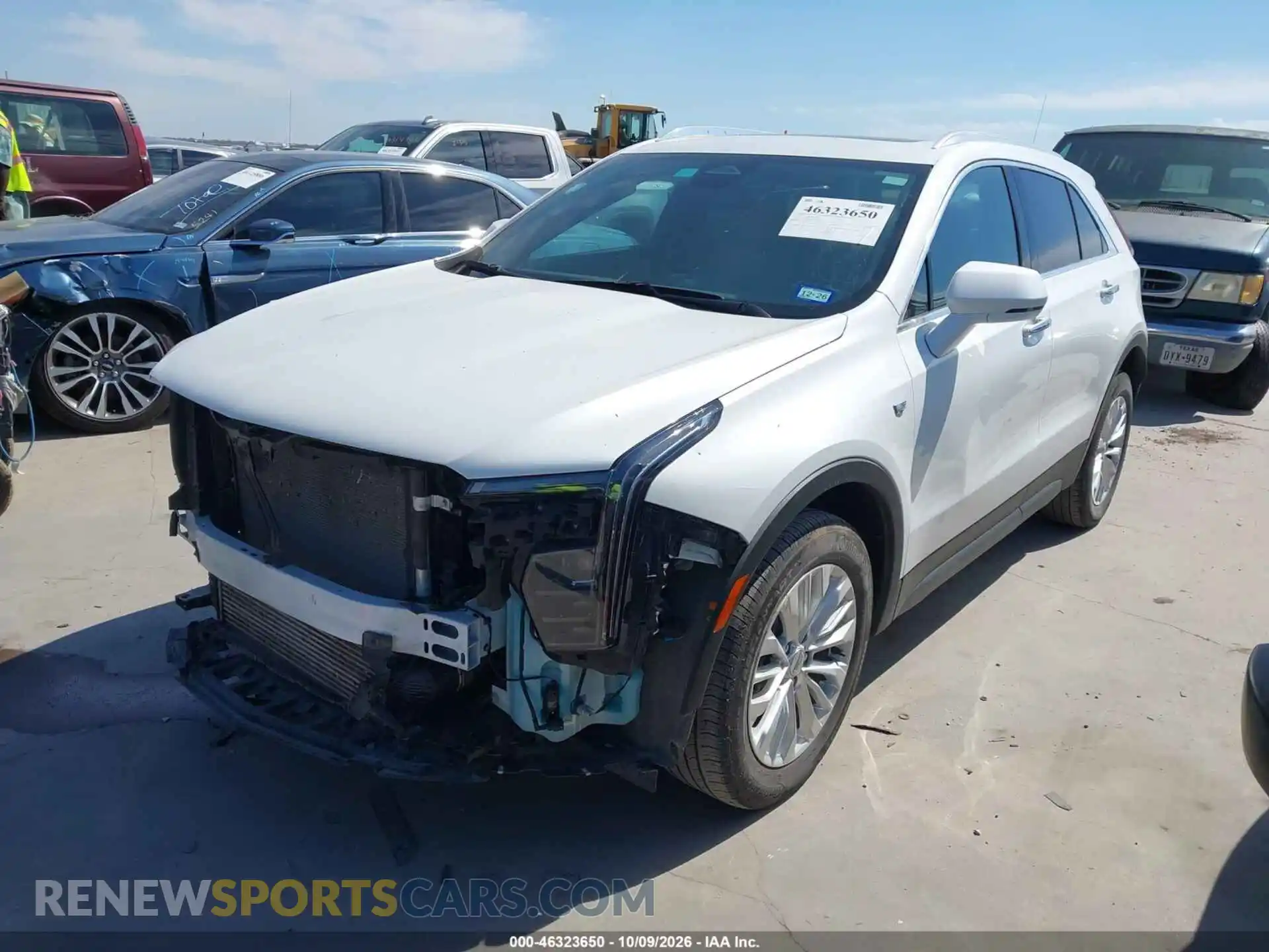 2 Photograph of a damaged car 1GYFZBR45RF137277 CADILLAC XT4 2024