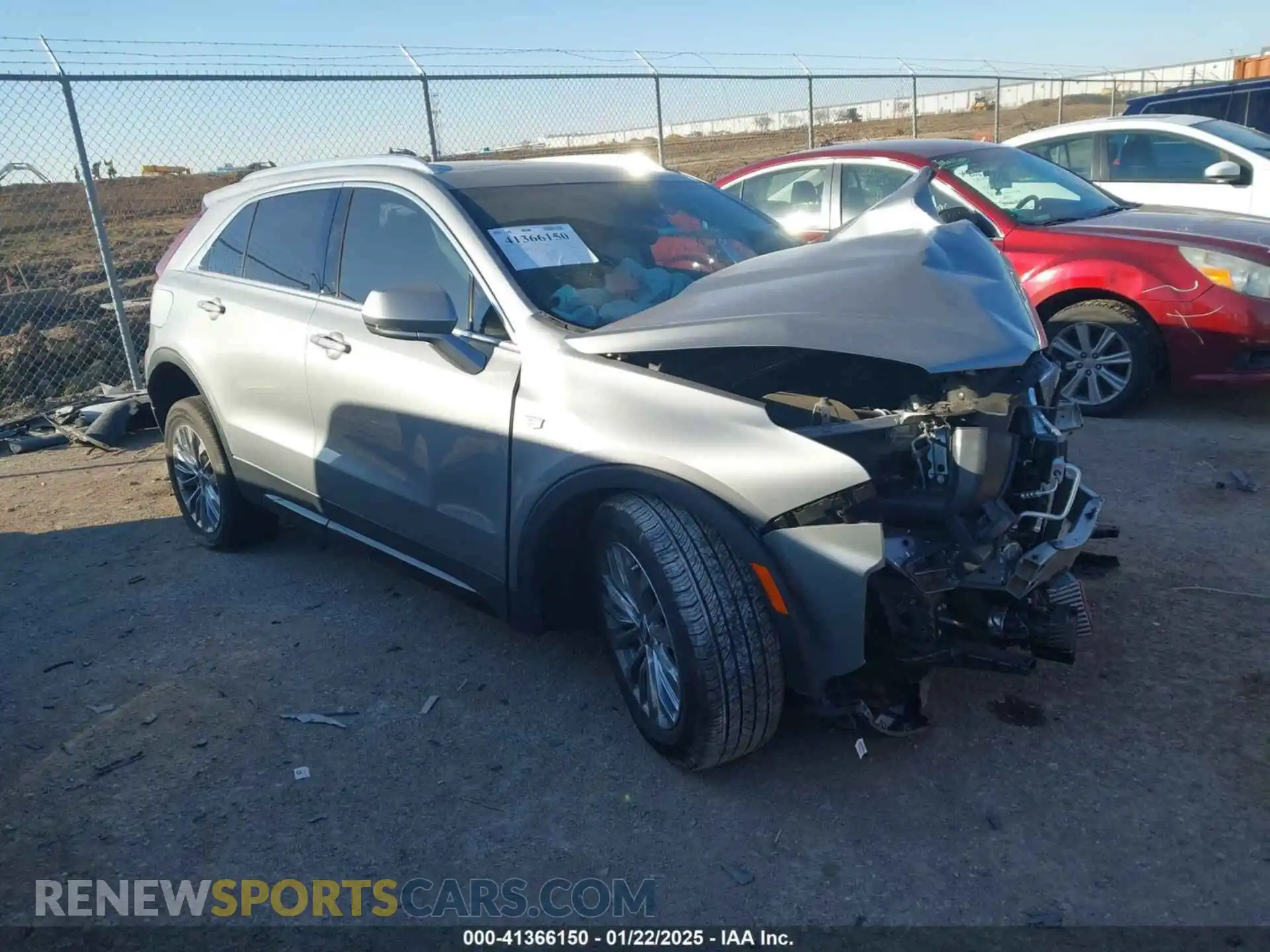 1 Photograph of a damaged car 1GYFZCR40RF158284 CADILLAC XT4 2024
