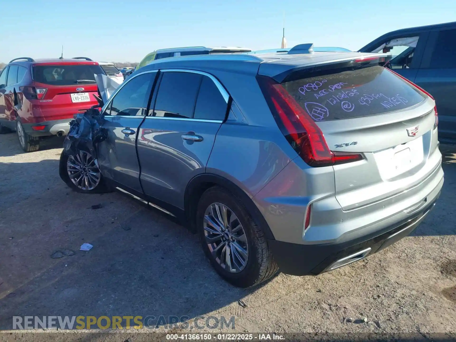 3 Photograph of a damaged car 1GYFZCR40RF158284 CADILLAC XT4 2024