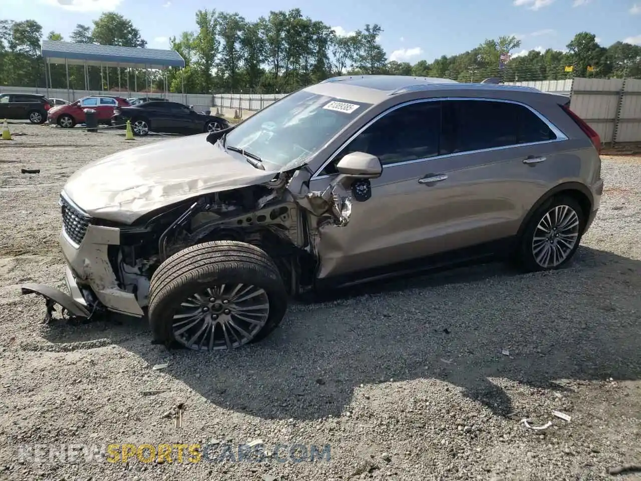 1 Photograph of a damaged car 1GYFZCR40RF167406 CADILLAC XT4 2024