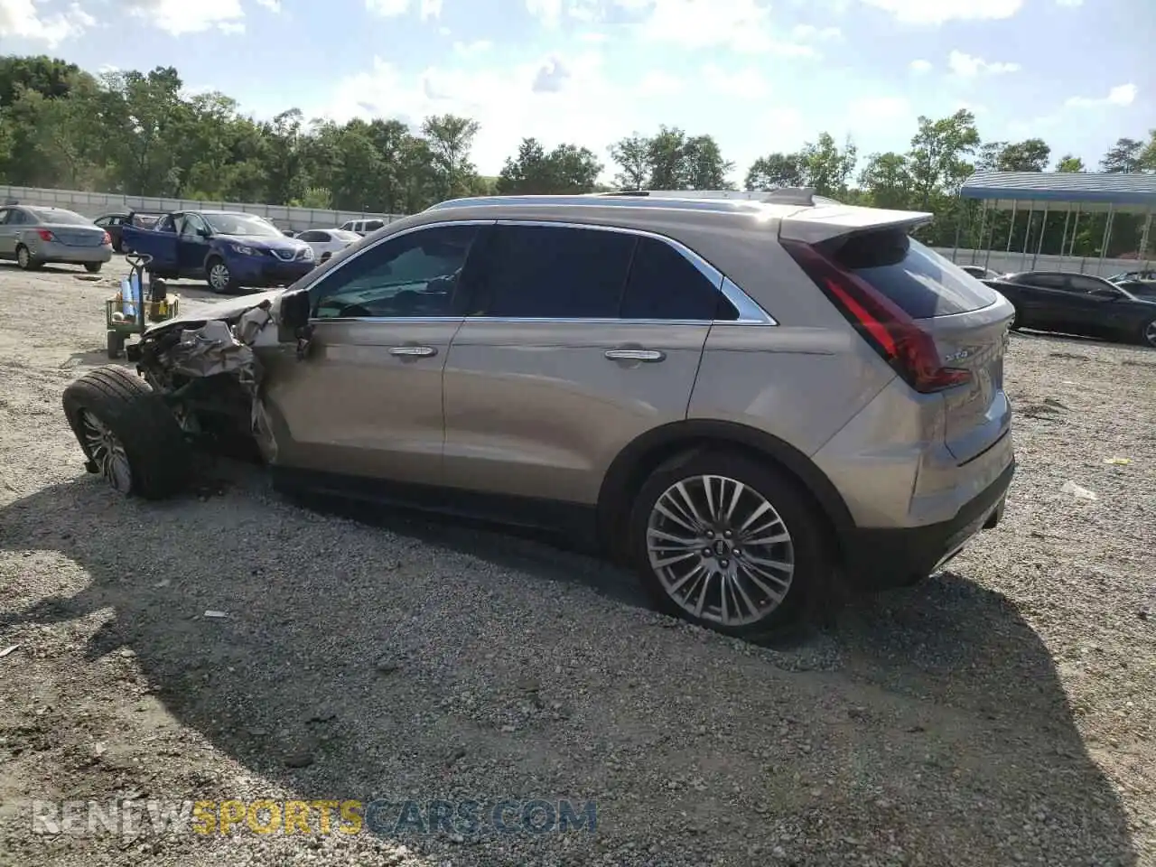 2 Photograph of a damaged car 1GYFZCR40RF167406 CADILLAC XT4 2024