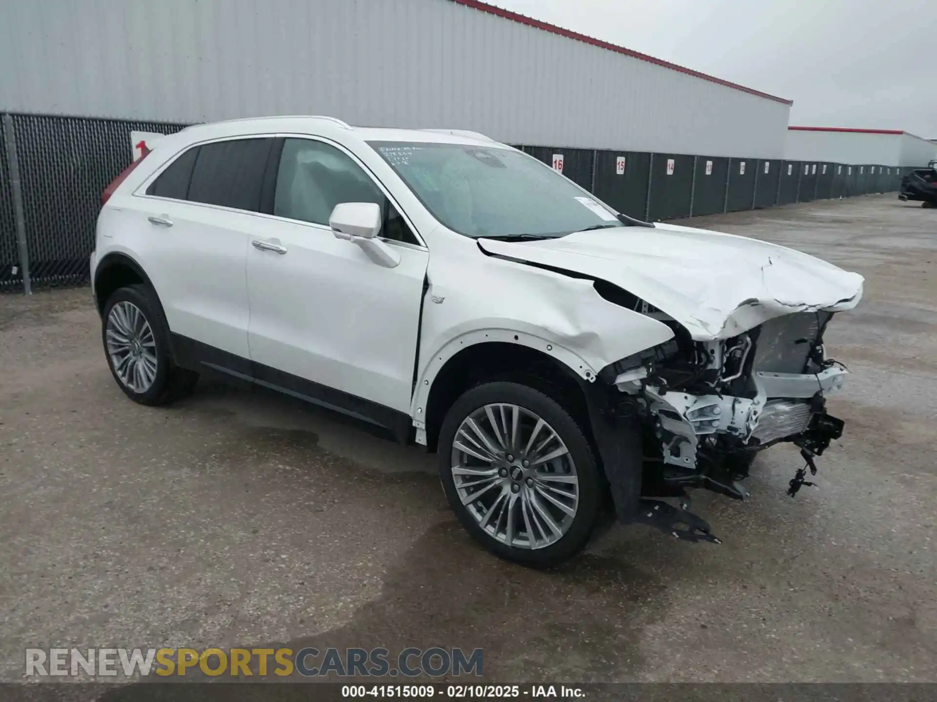 1 Photograph of a damaged car 1GYFZCR41RF220114 CADILLAC XT4 2024