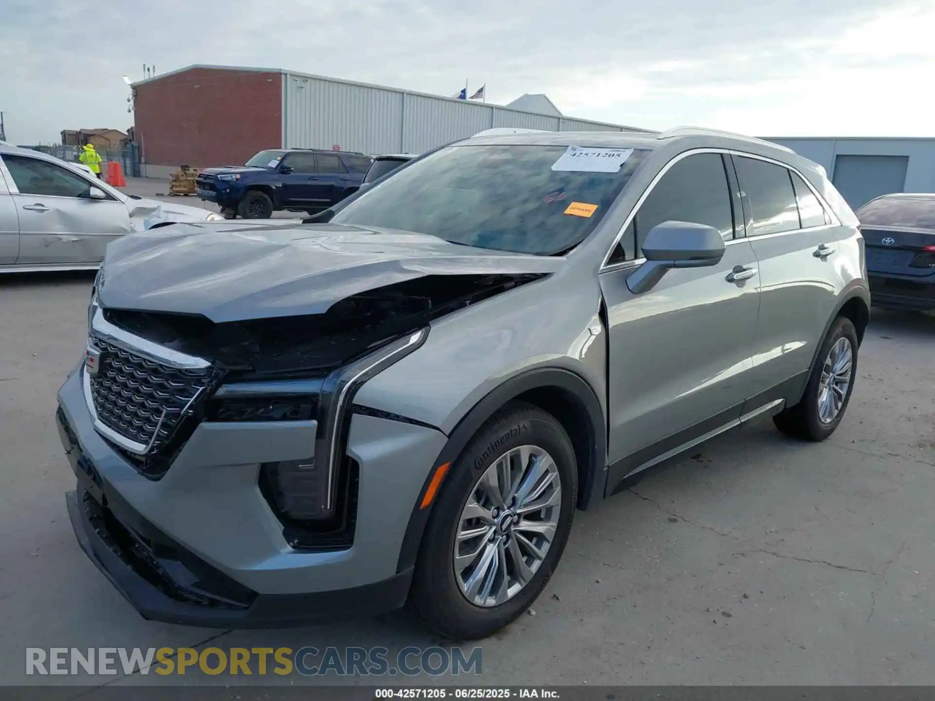 2 Photograph of a damaged car 1GYFZCR44RF199579 CADILLAC XT4 2024