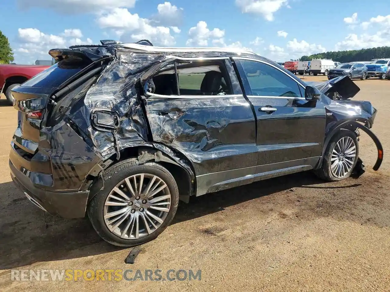 3 Photograph of a damaged car 1GYFZCR46RF100616 CADILLAC XT4 2024