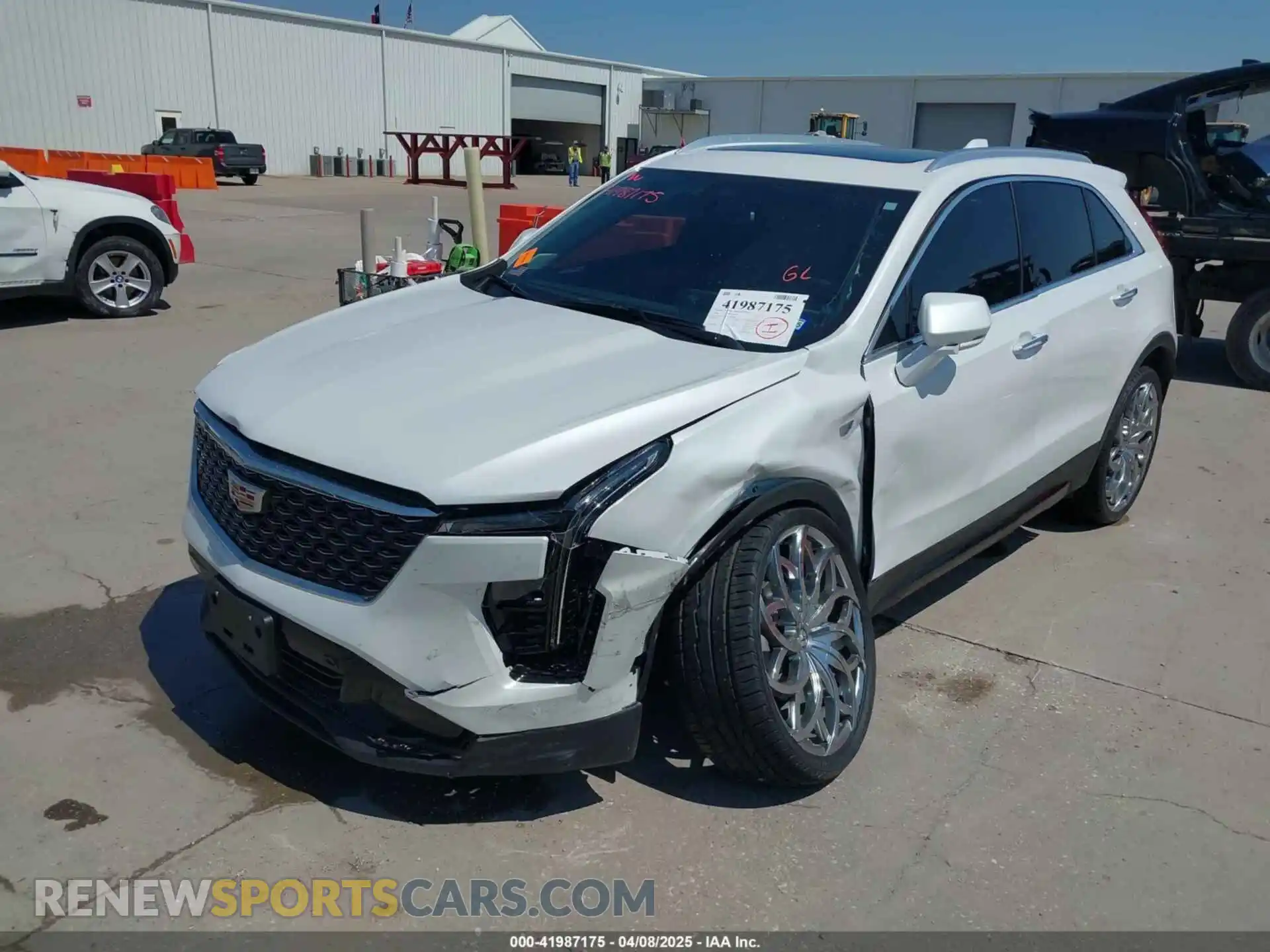 2 Photograph of a damaged car 1GYFZDR40RF100102 CADILLAC XT4 2024