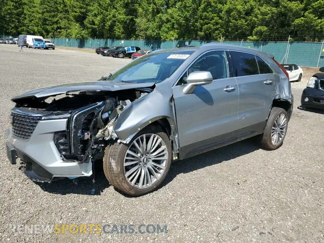 1 Photograph of a damaged car 1GYFZDR40RF199813 CADILLAC XT4 2024