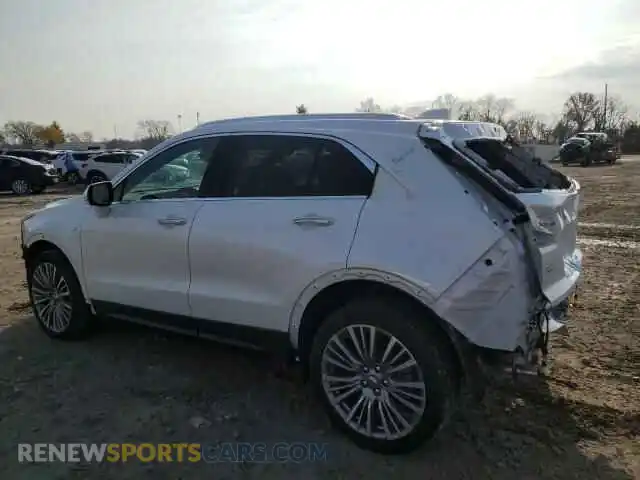 2 Photograph of a damaged car 1GYFZDR40RF225603 CADILLAC XT4 2024