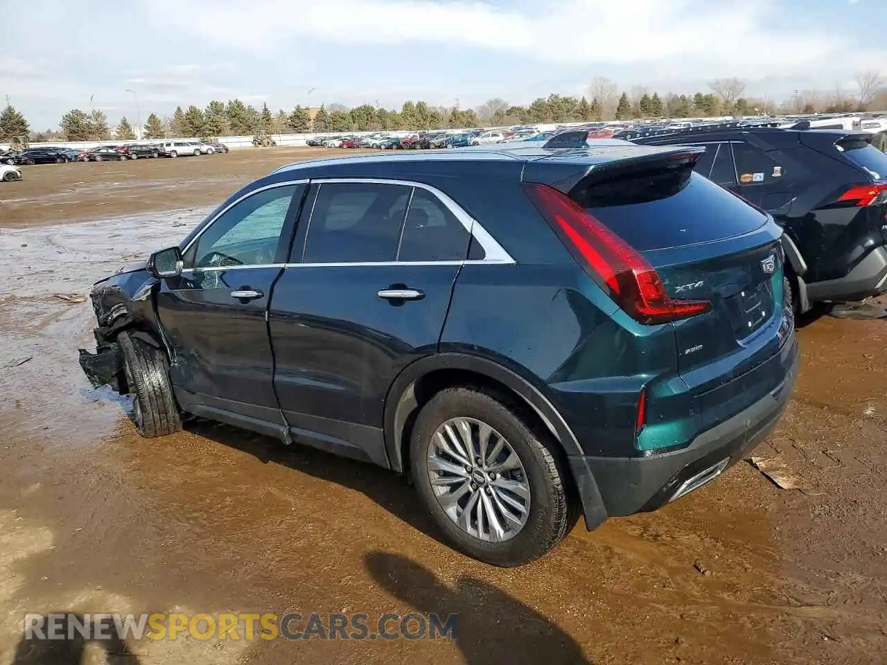 2 Photograph of a damaged car 1GYFZDR41RF122240 CADILLAC XT4 2024