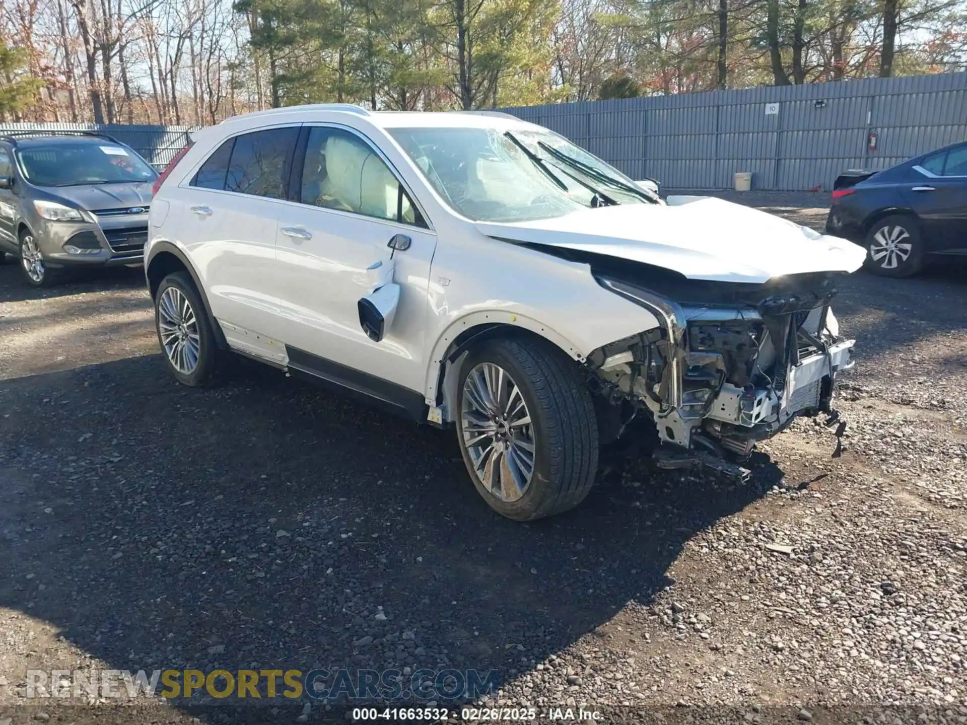 1 Photograph of a damaged car 1GYFZDR41RF206526 CADILLAC XT4 2024