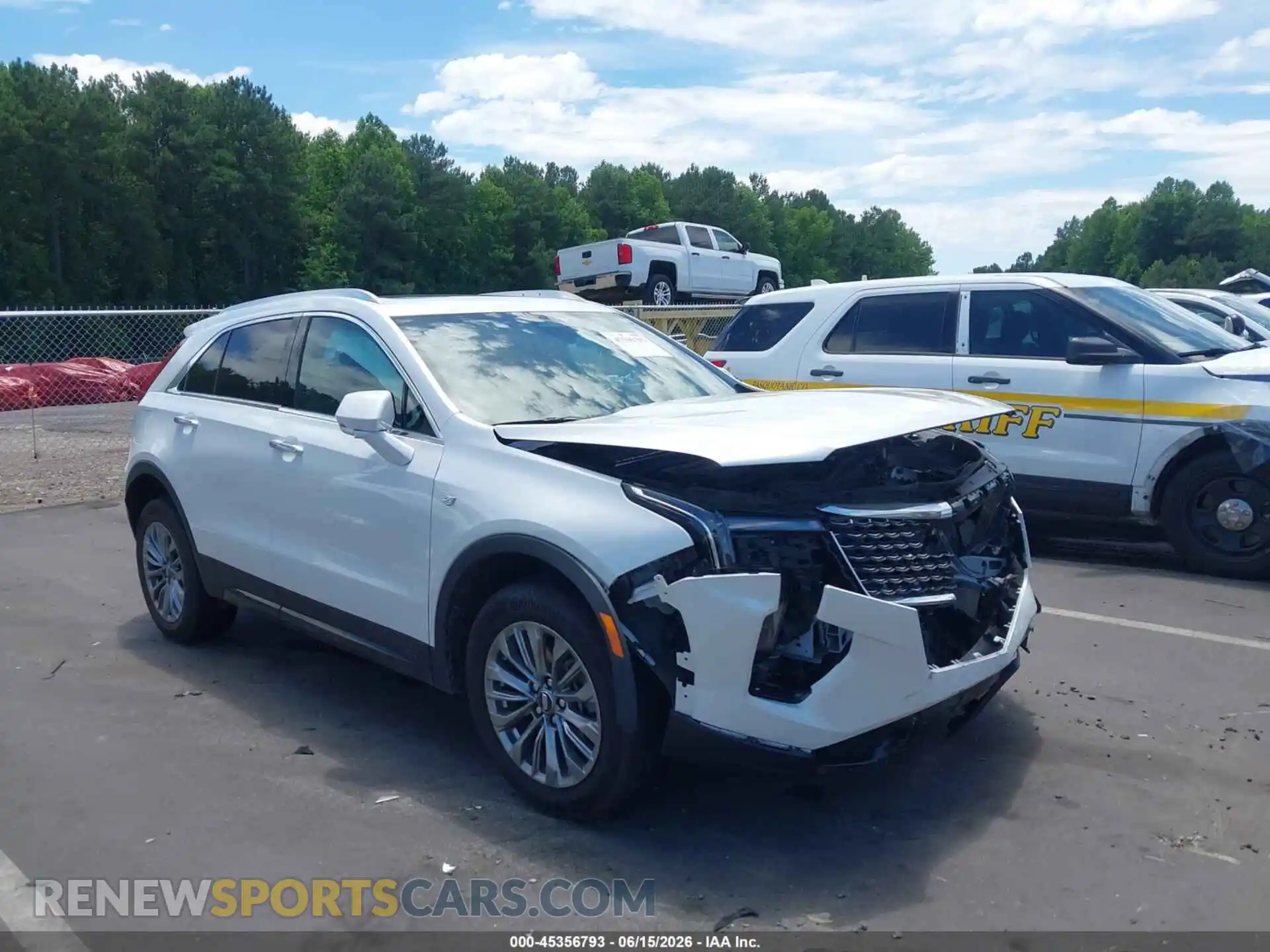1 Photograph of a damaged car 1GYFZDR42RF151360 CADILLAC XT4 2024