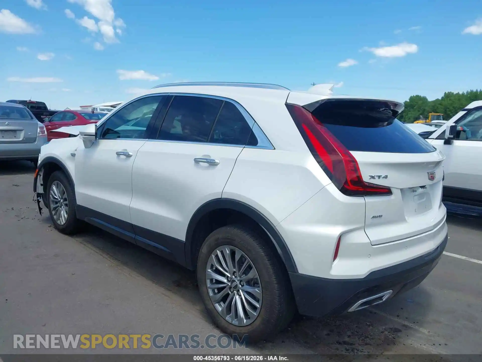 3 Photograph of a damaged car 1GYFZDR42RF151360 CADILLAC XT4 2024