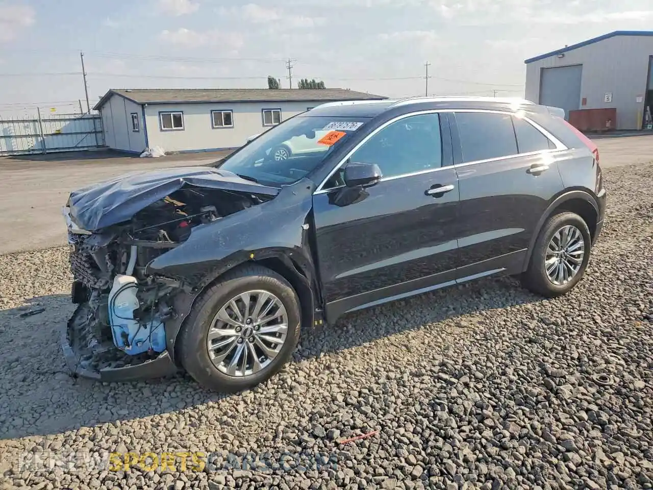 1 Photograph of a damaged car 1GYFZDR42RF182298 CADILLAC XT4 2024