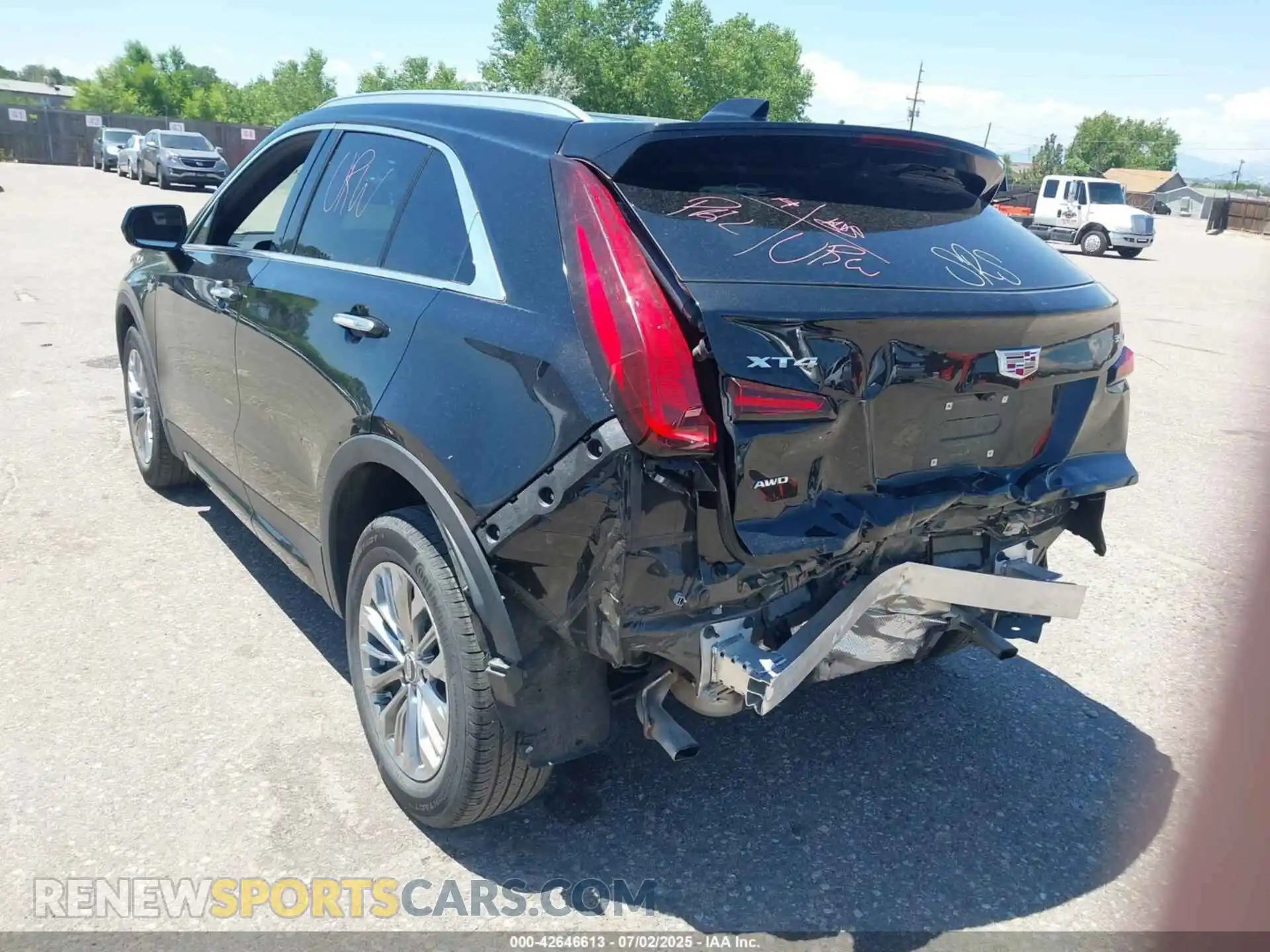 3 Photograph of a damaged car 1GYFZDR44RF144801 CADILLAC XT4 2024