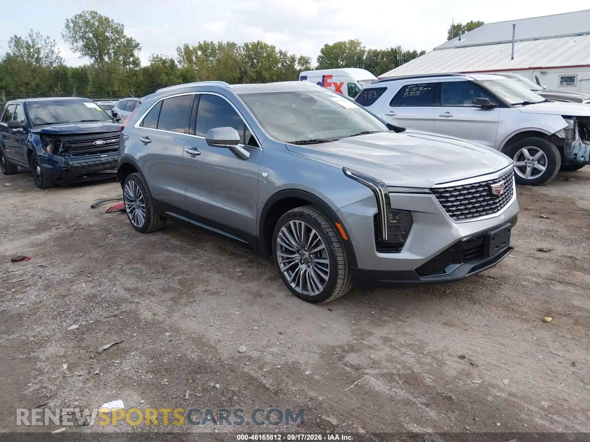 1 Photograph of a damaged car 1GYFZDR48RF102809 CADILLAC XT4 2024