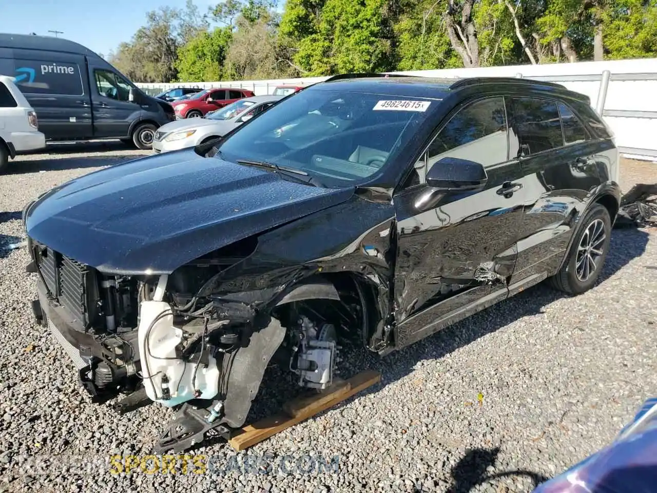 1 Photograph of a damaged car 1GYFZER42RF123404 CADILLAC XT4 2024
