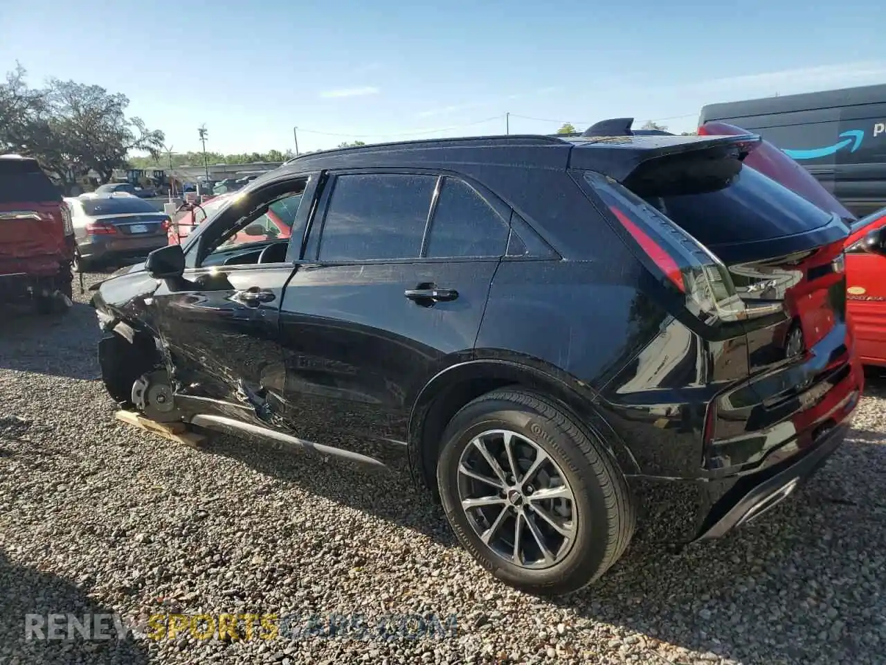 2 Photograph of a damaged car 1GYFZER42RF123404 CADILLAC XT4 2024