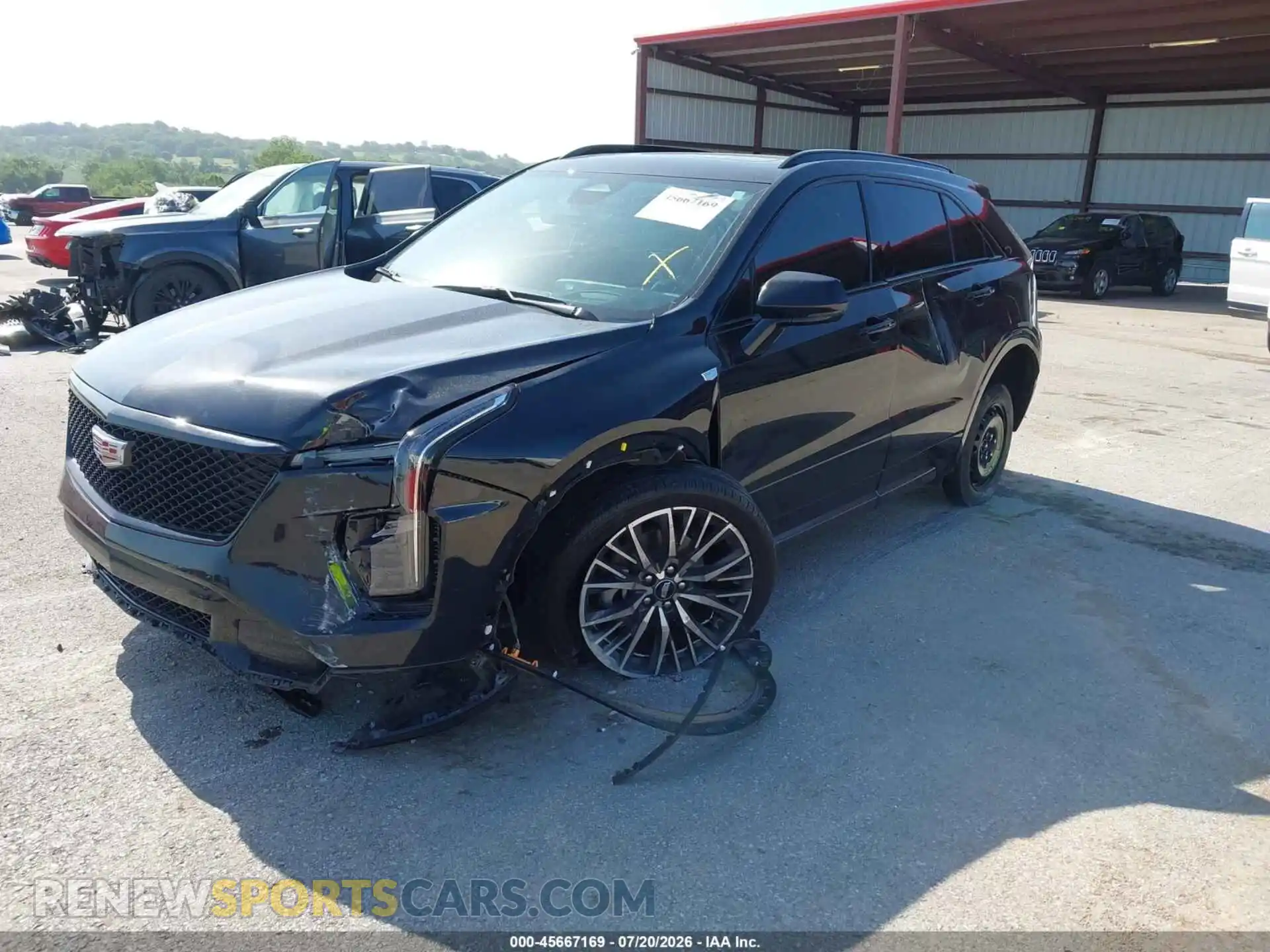 2 Photograph of a damaged car 1GYFZER48RF113783 CADILLAC XT4 2024
