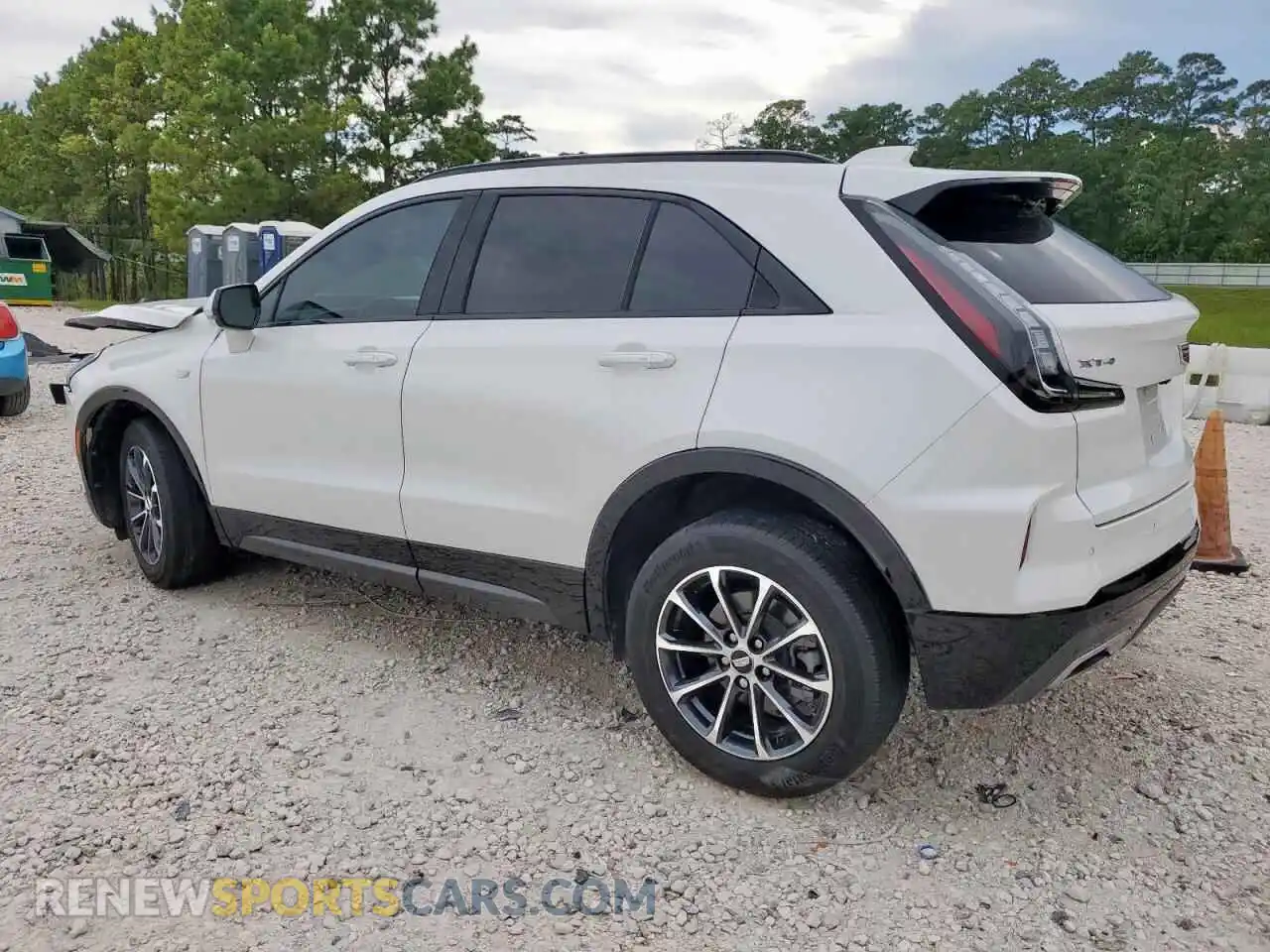 2 Photograph of a damaged car 1GYFZER49RF169392 CADILLAC XT4 2024