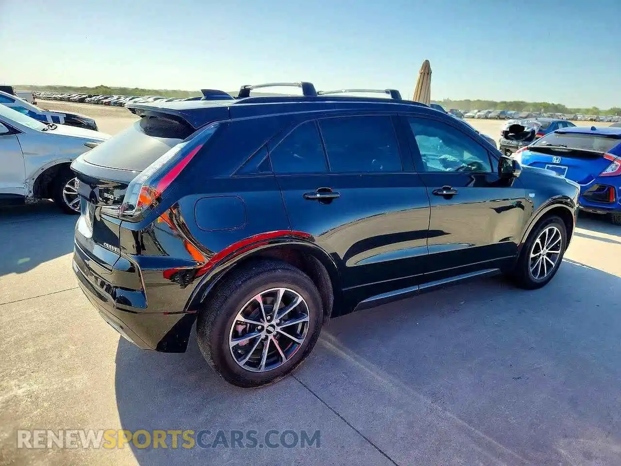 3 fotografías del automóvil dañado 1GYFZFR45RF181822 CADILLAC XT4 2024