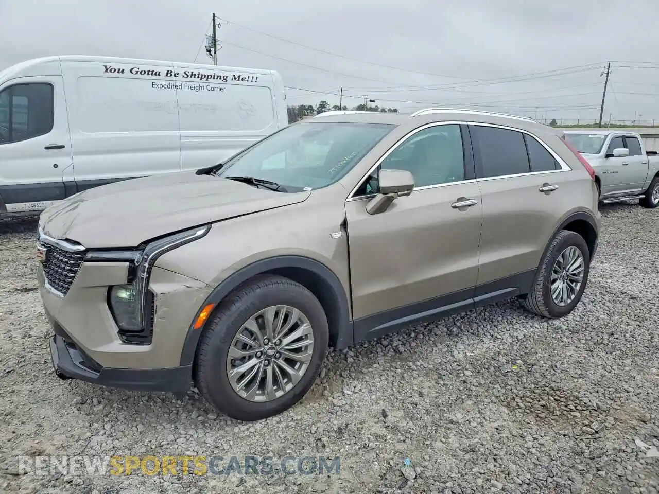 1 Photograph of a damaged car 1GYFZCR40SF131463 CADILLAC XT4 2025