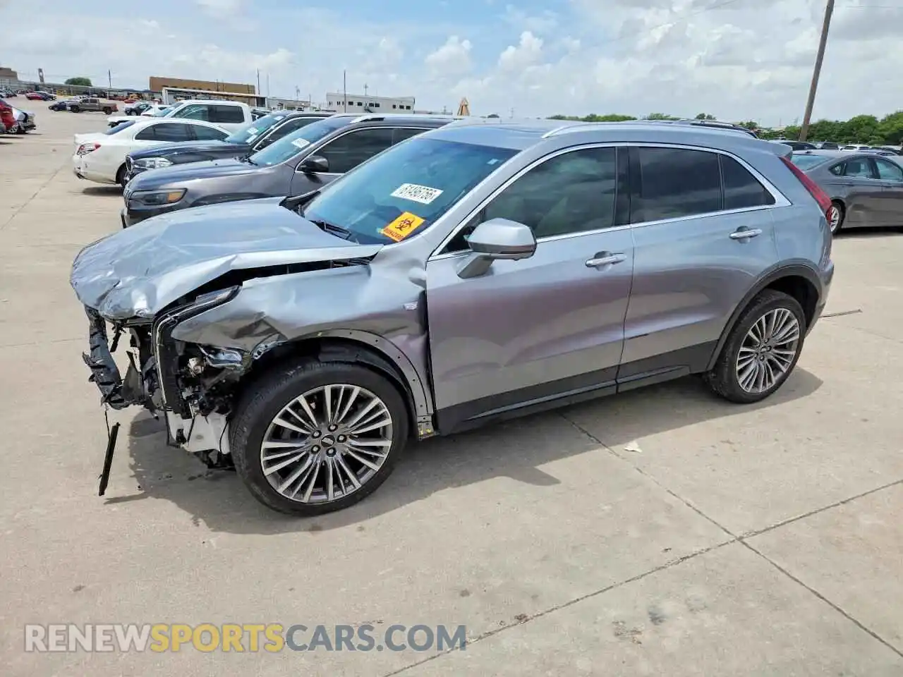 1 fotografías del automóvil dañado 1GYFZCR40SF155875 CADILLAC XT4 2025