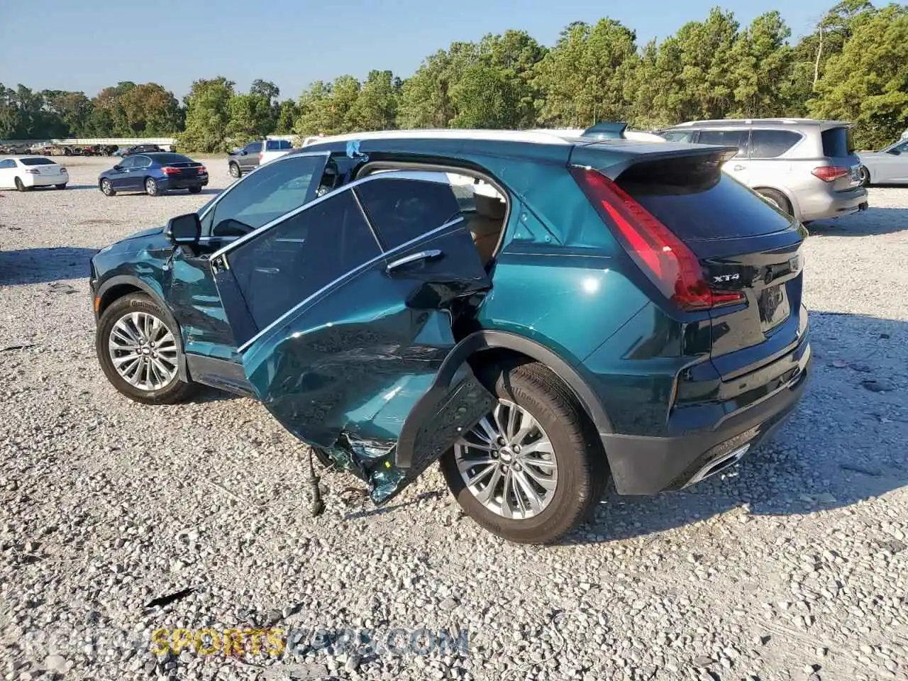 2 Photograph of a damaged car 1GYFZCR41SF106328 CADILLAC XT4 2025