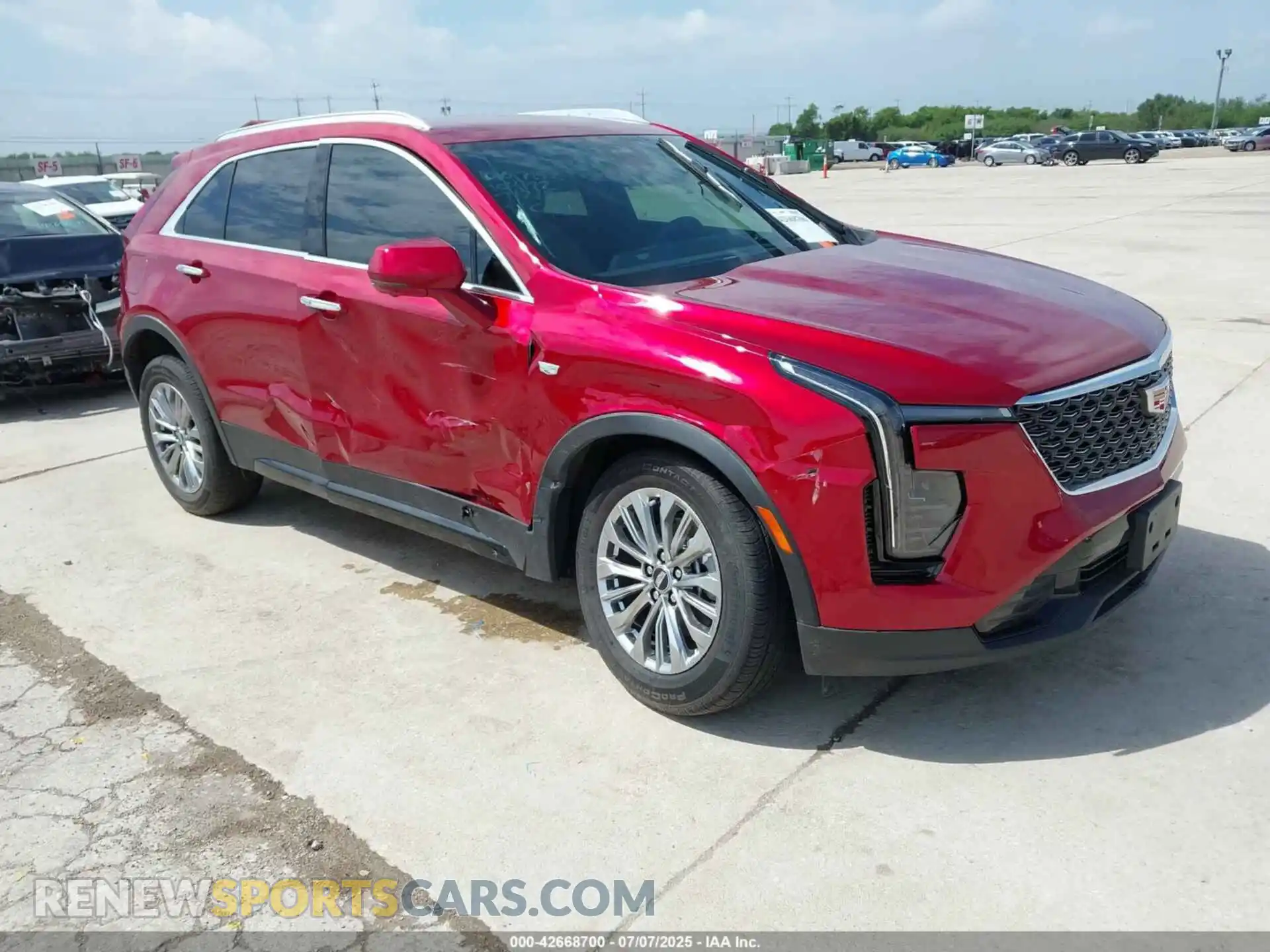 1 Фотография поврежденного автомобиля 1GYFZCR48SF104172 CADILLAC XT4 2025