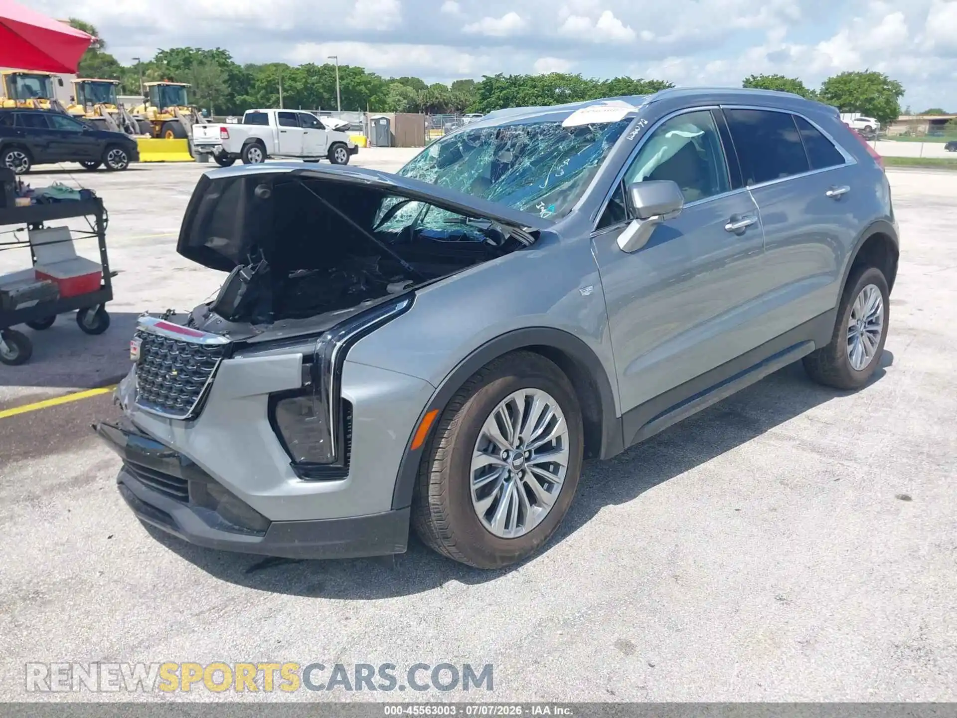 1 Photograph of a damaged car 1GYFZCR49SF117108 CADILLAC XT4 2025