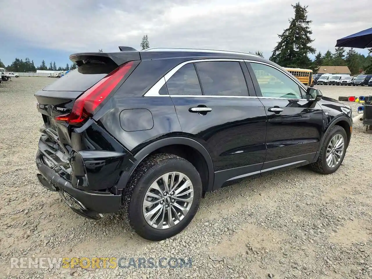 3 fotografías del automóvil dañado 1GYFZDR44SF132251 CADILLAC XT4 2025
