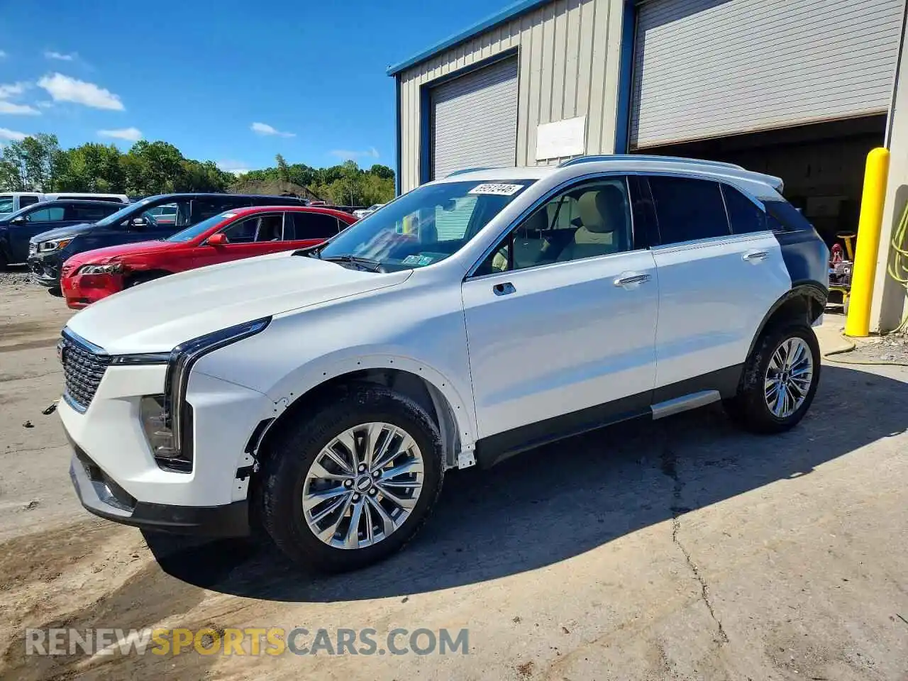 1 Photograph of a damaged car 1GYFZDR48SF125321 CADILLAC XT4 2025