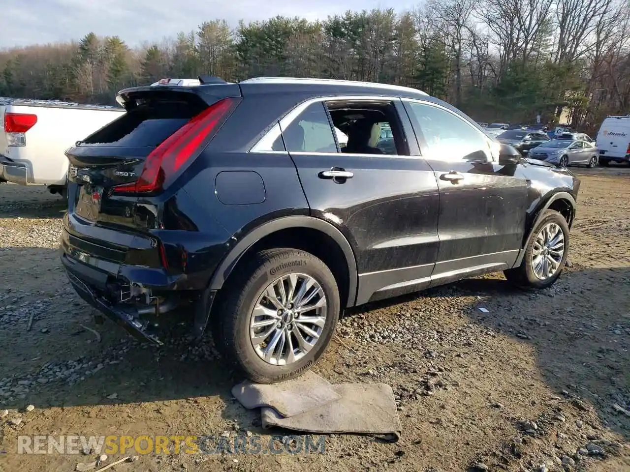 3 fotografías del automóvil dañado 1GYFZDR49SF152494 CADILLAC XT4 2025