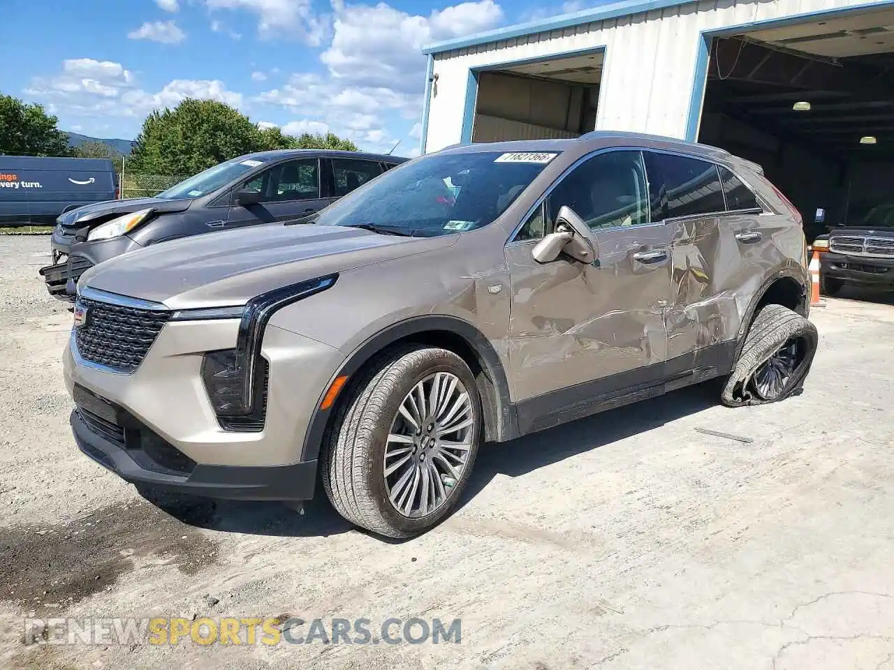 1 Photograph of a damaged car 1GYFZDR4XSF159390 CADILLAC XT4 2025