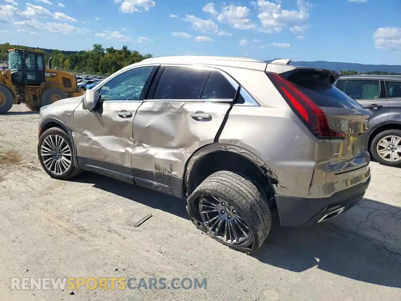 2 Photograph of a damaged car 1GYFZDR4XSF159390 CADILLAC XT4 2025