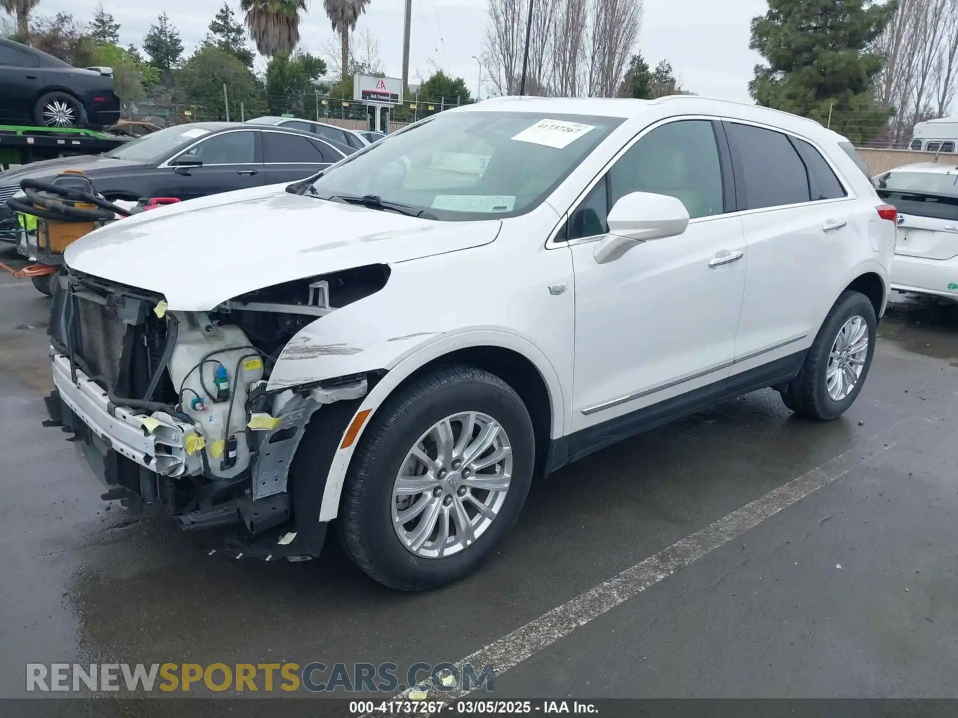 2 Photograph of a damaged car 1GYKNARS4KZ188857 CADILLAC XT5 2019