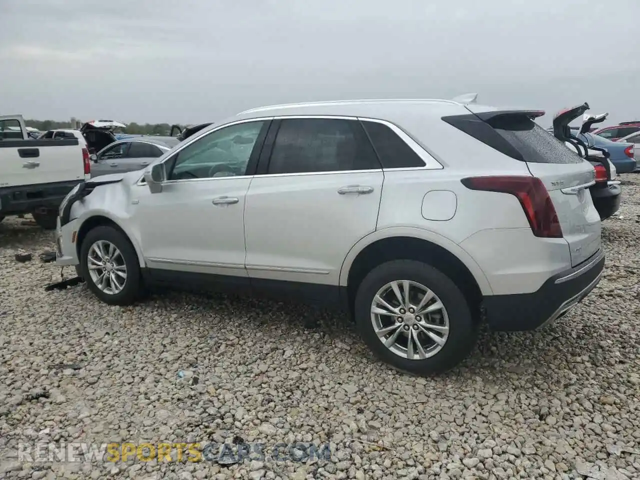 2 Photograph of a damaged car 1GYKNDRS4LZ143663 CADILLAC XT5 2020
