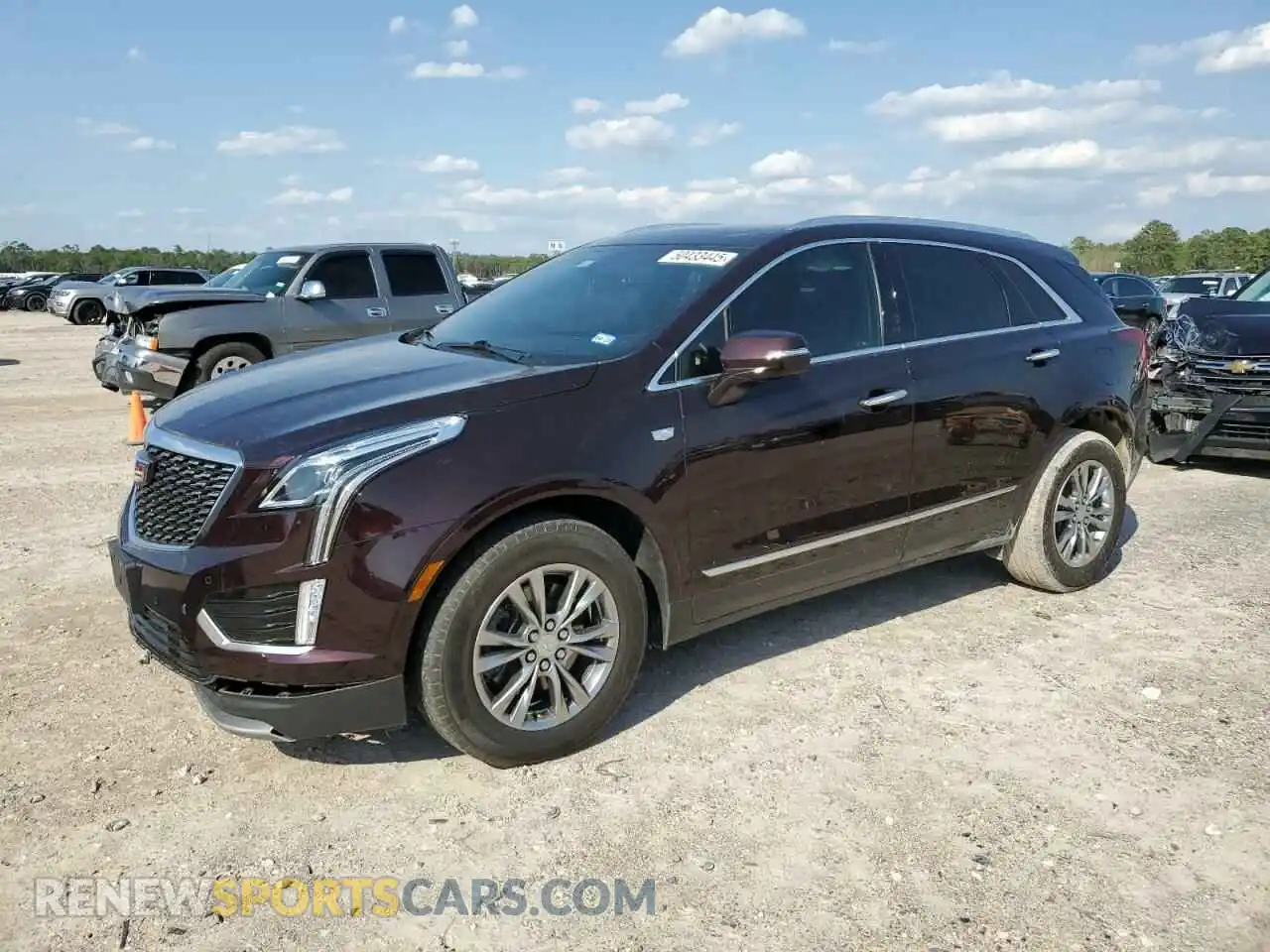 1 Photograph of a damaged car 1GYKNCRS2MZ180884 CADILLAC XT5 2021
