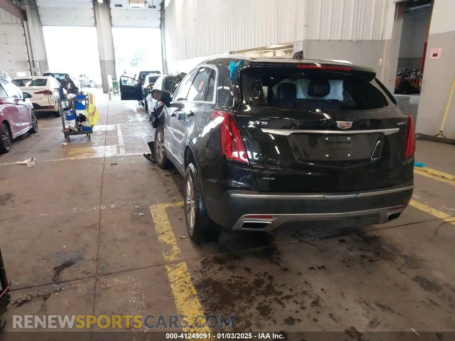 3 fotografías del automóvil dañado 1GYKNDR48MZ193453 CADILLAC XT5 2021