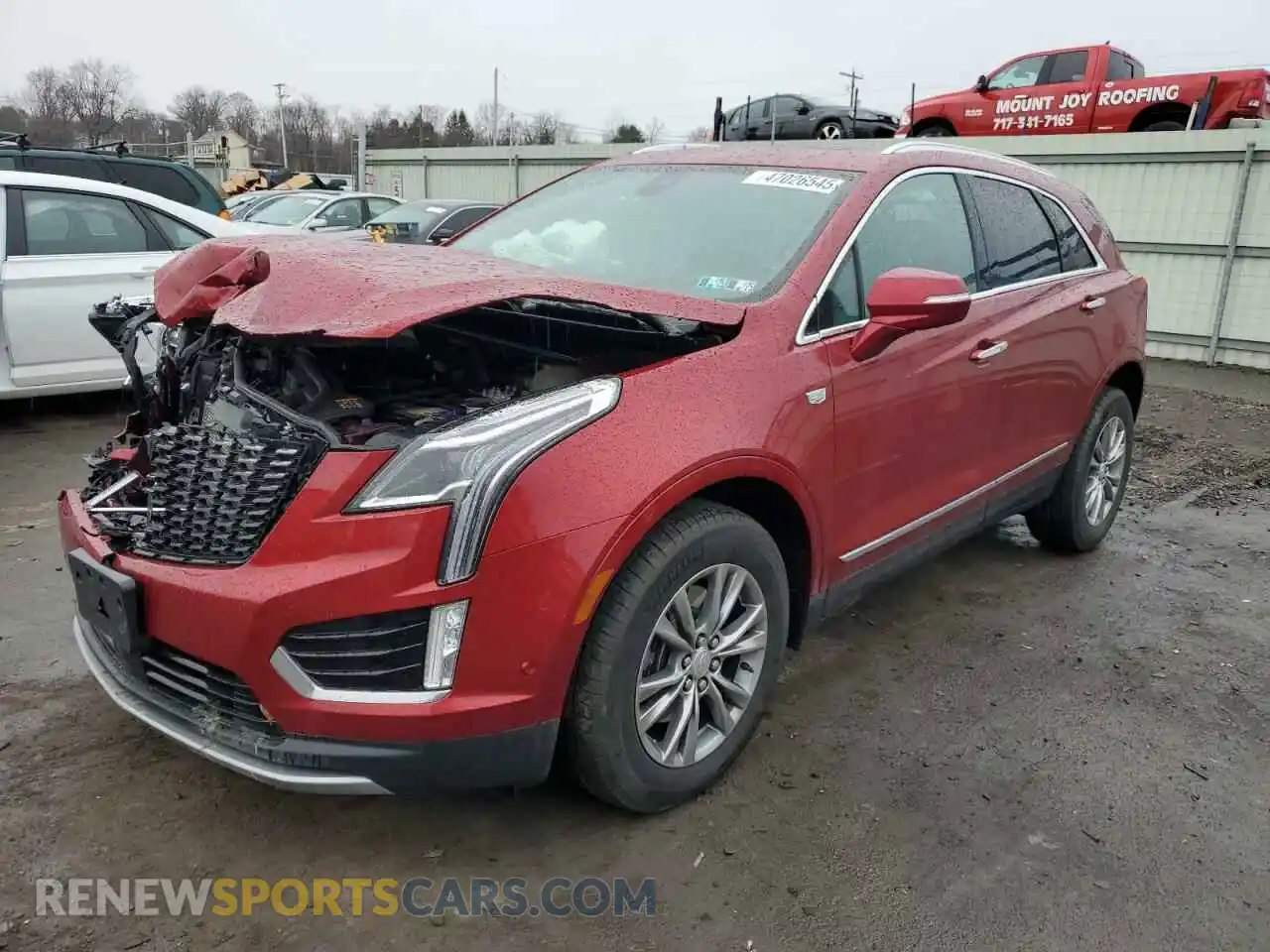 1 Photograph of a damaged car 1GYKNDRS2MZ151150 CADILLAC XT5 2021