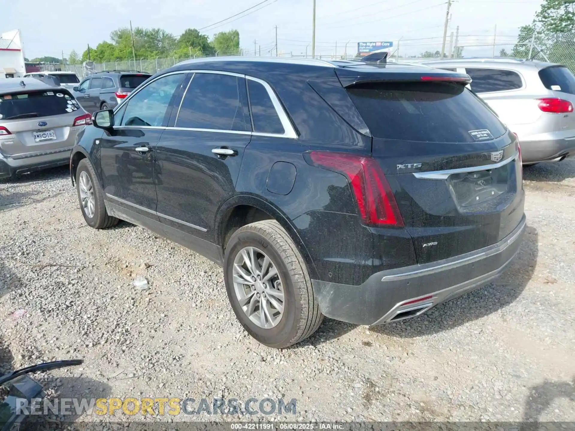3 Photograph of a damaged car 1GYKNDRS6MZ207154 CADILLAC XT5 2021