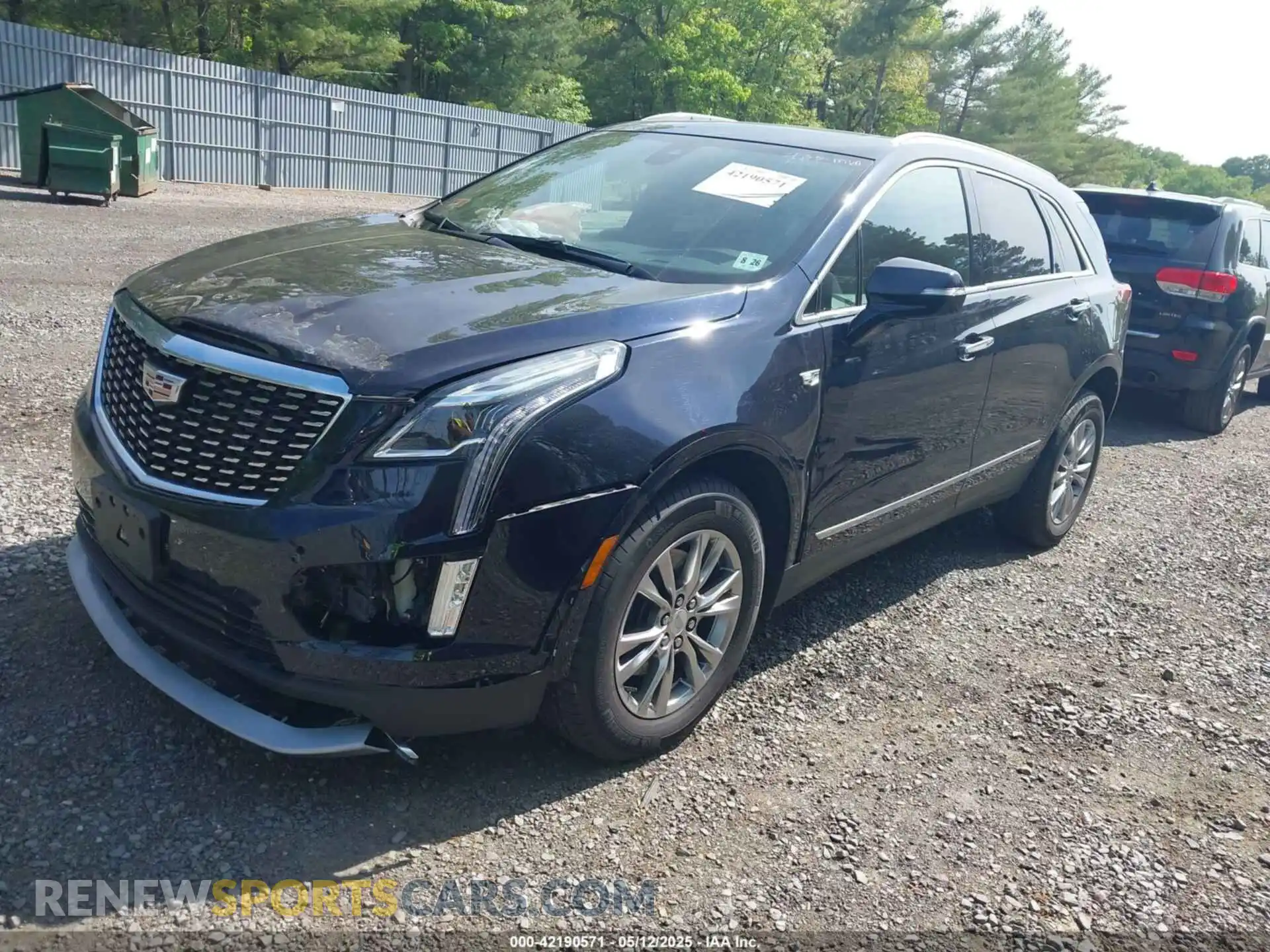 2 Photograph of a damaged car 1GYKNDRS8MZ217572 CADILLAC XT5 2021