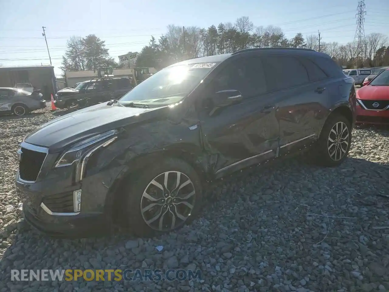 1 Photograph of a damaged car 1GYKNGRS0MZ105530 CADILLAC XT5 2021