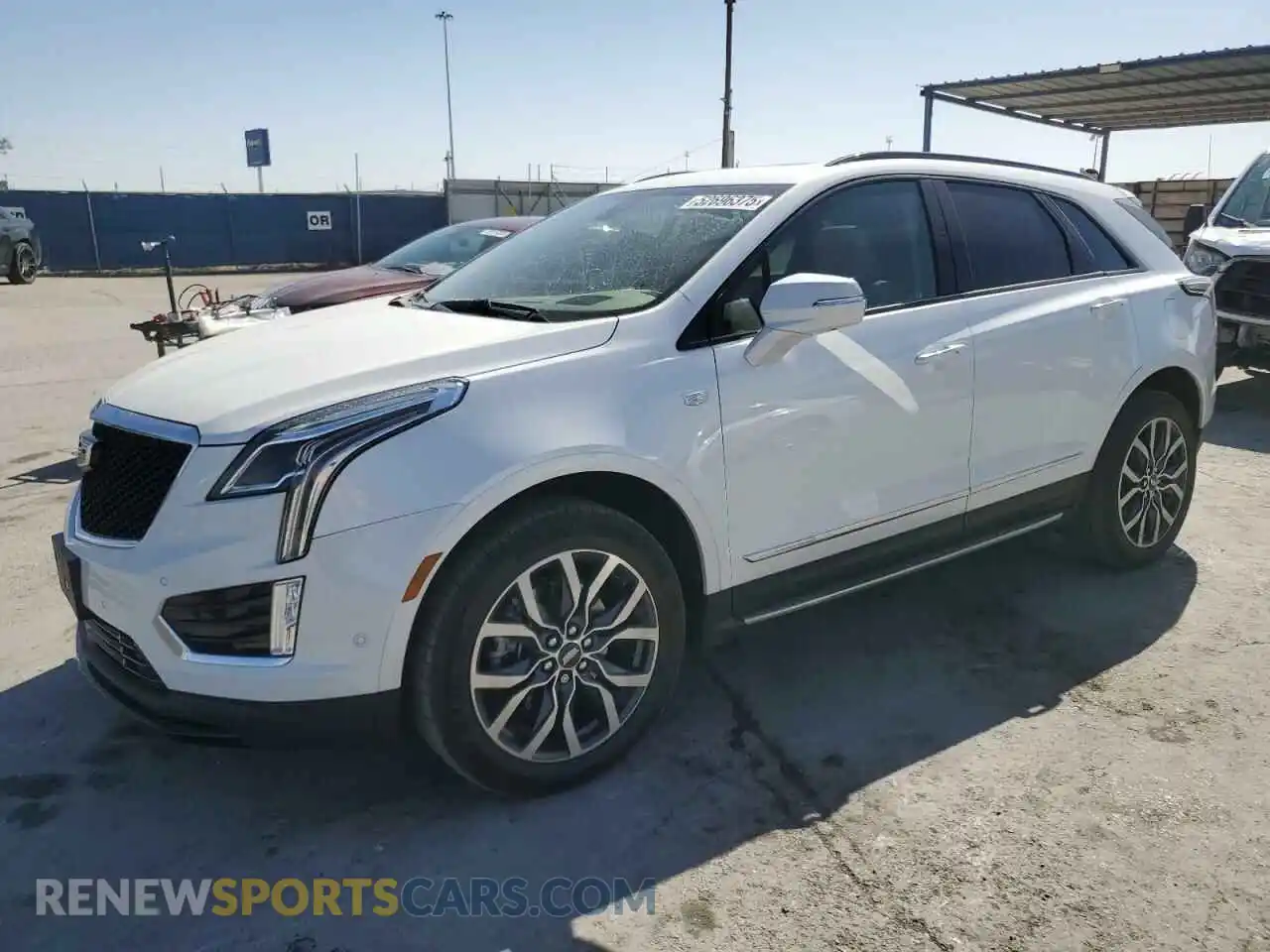 1 Photograph of a damaged car 1GYKNHRS2MZ156923 CADILLAC XT5 2021