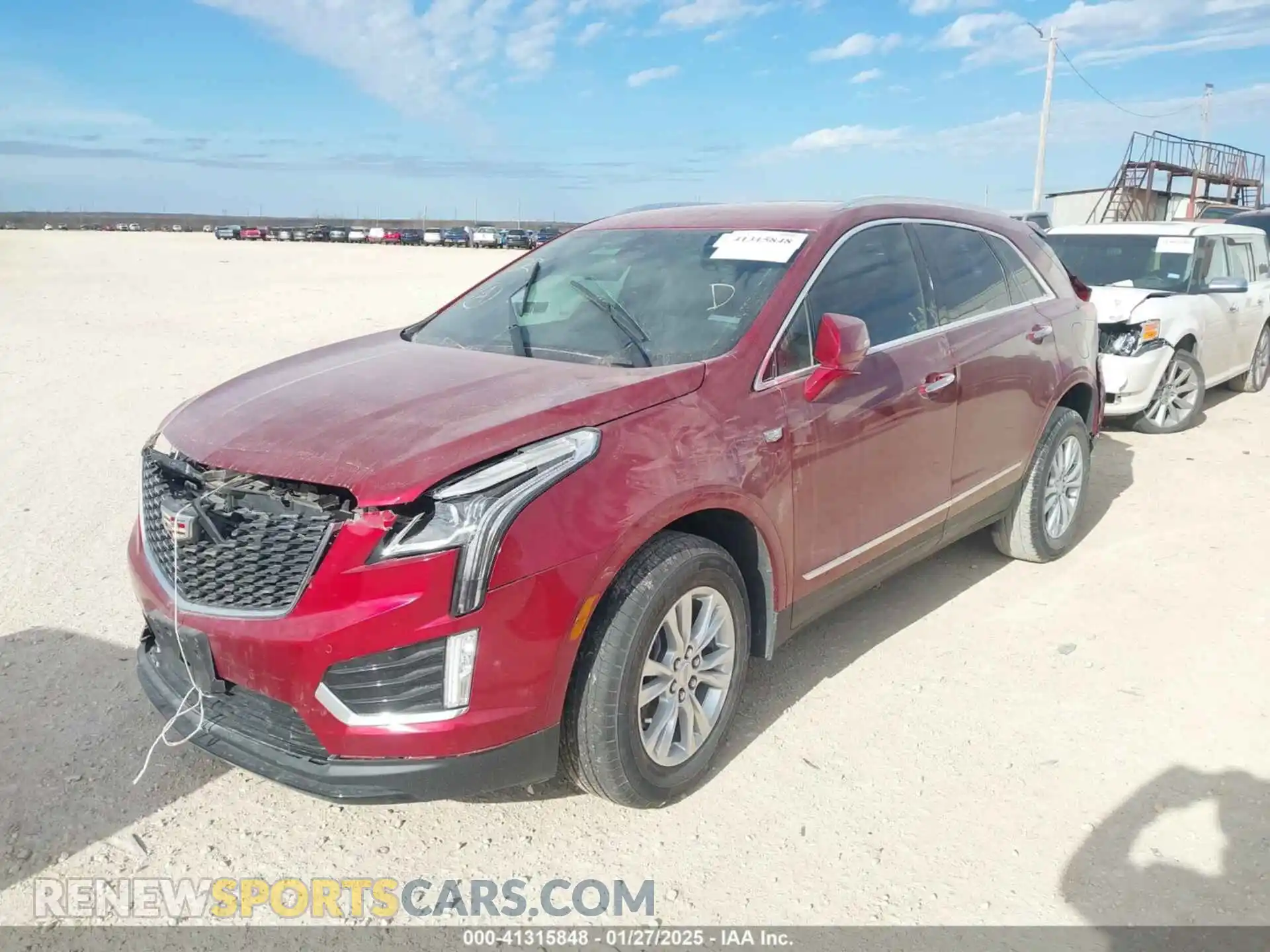 2 Photograph of a damaged car 1GYKNAR42PZ147121 CADILLAC XT5 2023