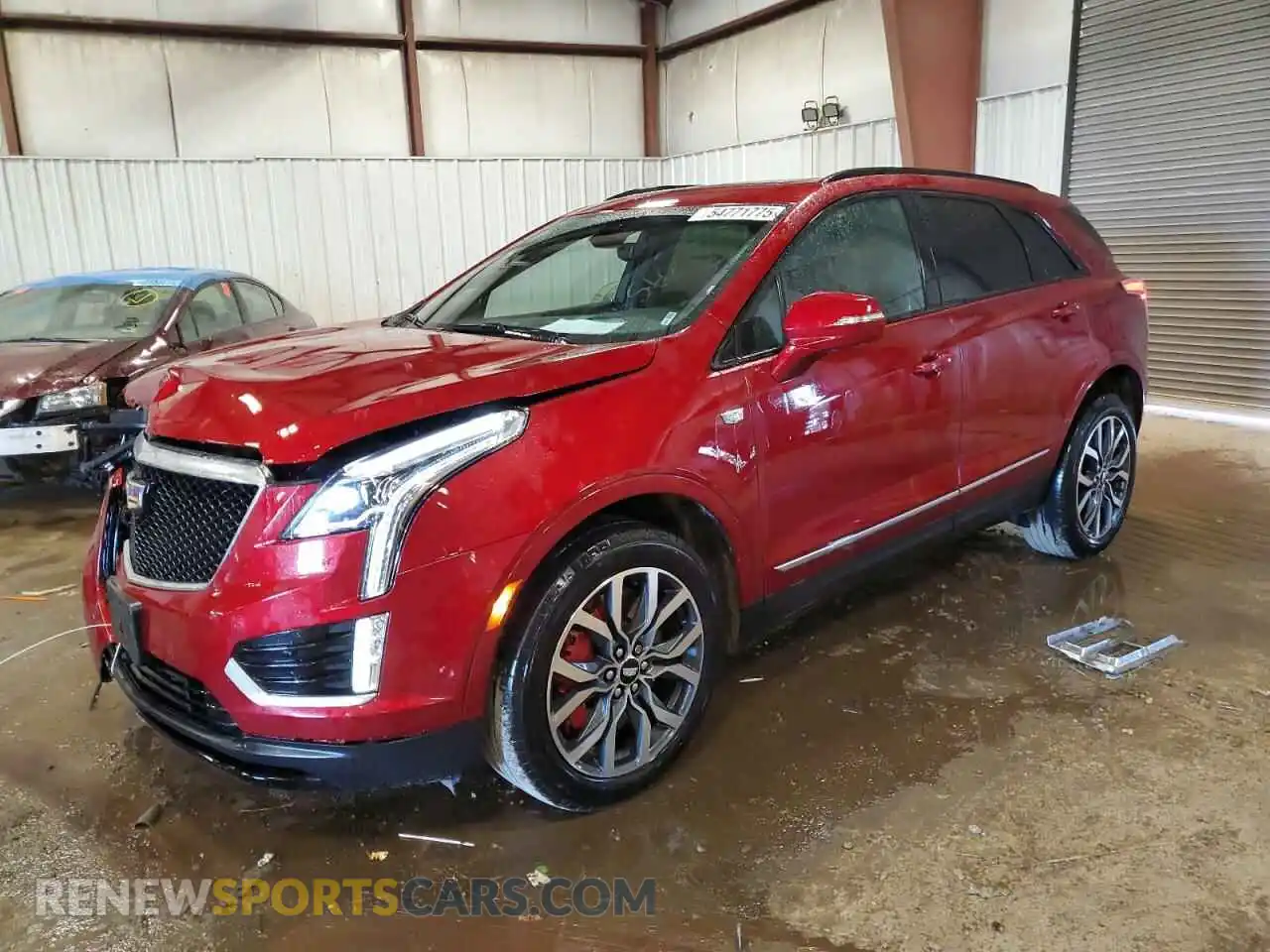 1 Photograph of a damaged car 1GYKNGRS1PZ186977 CADILLAC XT5 2023