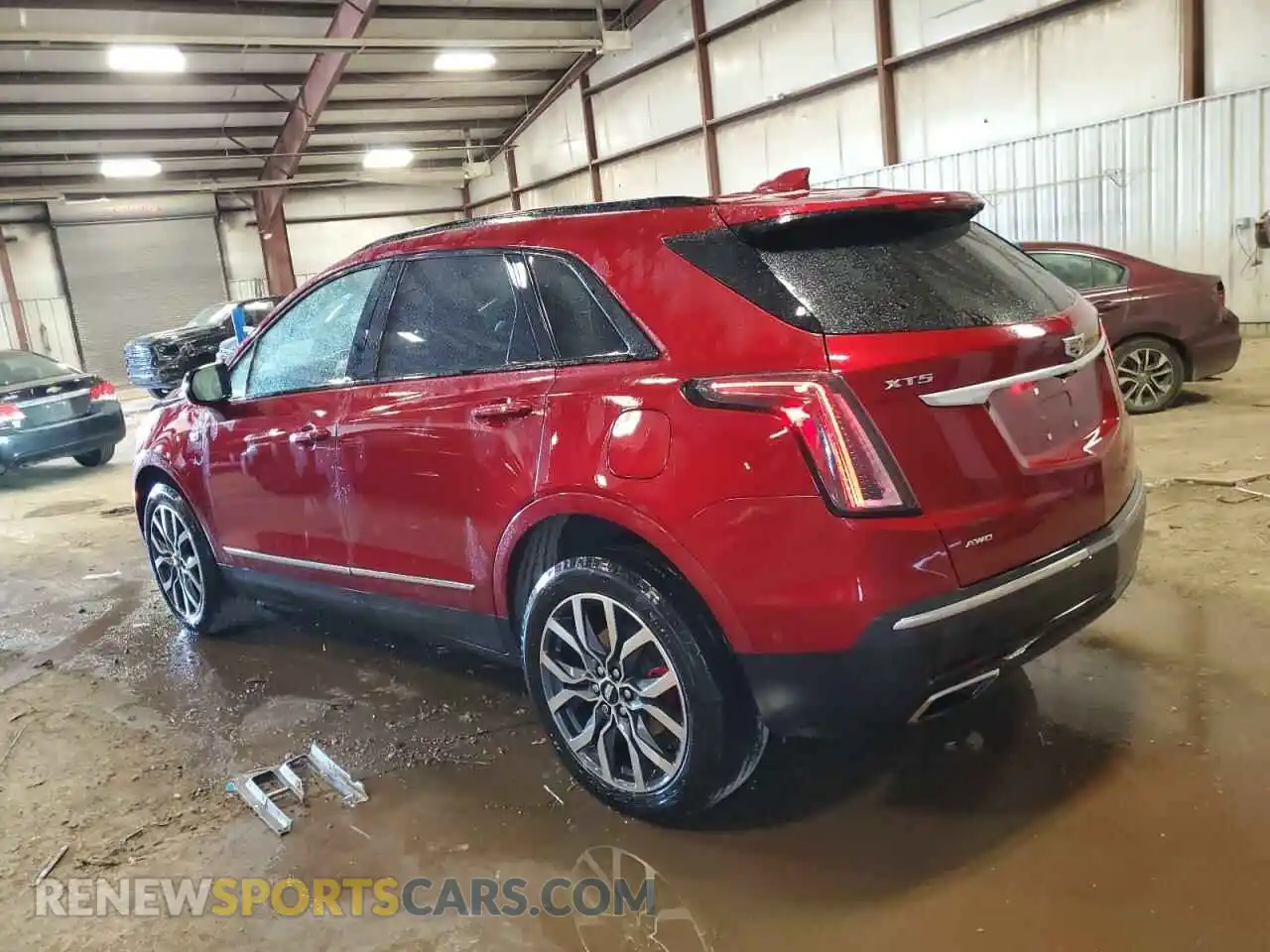 2 Photograph of a damaged car 1GYKNGRS1PZ186977 CADILLAC XT5 2023