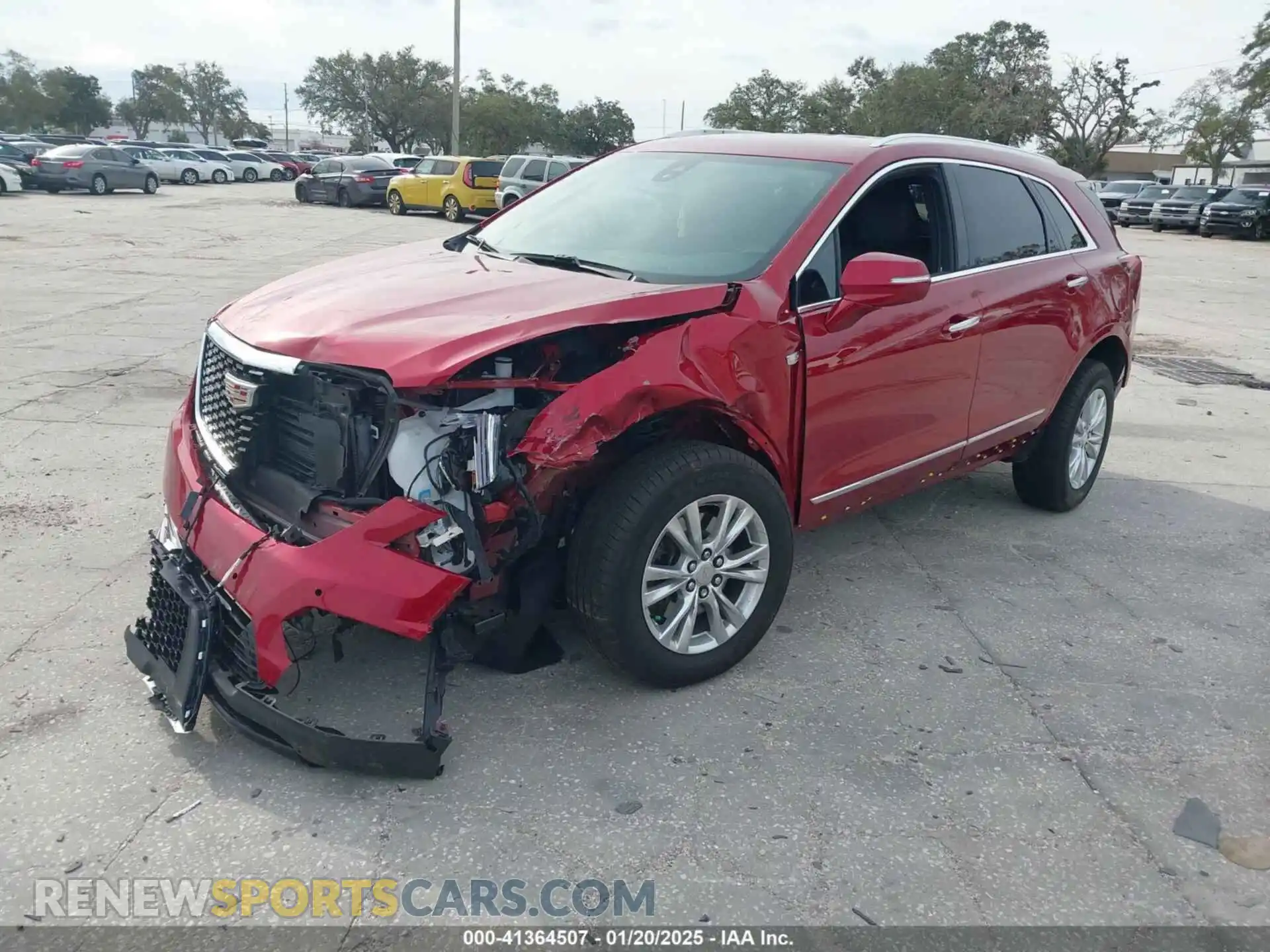2 Photograph of a damaged car 1GYKNAR48RZ716976 CADILLAC XT5 2024