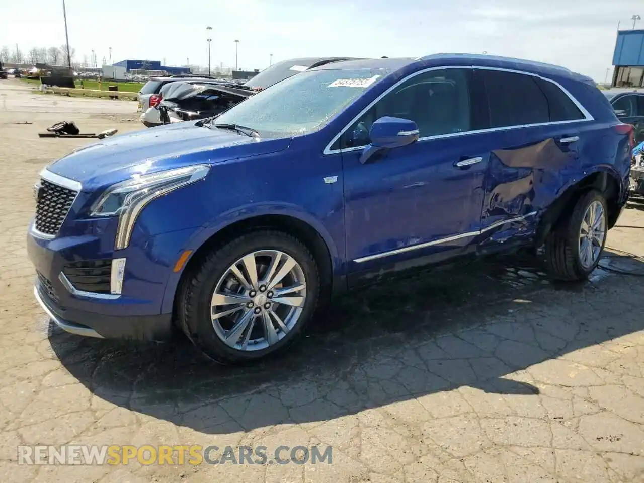 1 Photograph of a damaged car 1GYKNDR40RZ701938 CADILLAC XT5 2024
